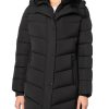 Women's Long Bib-front Puffer Jacket