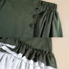 FCCAM Victorian Dress for Women Maxi Edwardian Ball Gown Medieval Costume Renaissance Dress