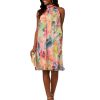 Women's Halter Sheath Short Dress